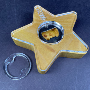 5 point star bottle opener template that is perfect for cranking open your cold one after a long day of hard work