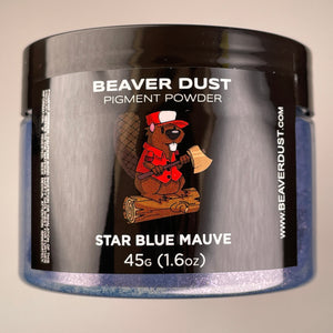 Star Blue Mauve Mica Powder