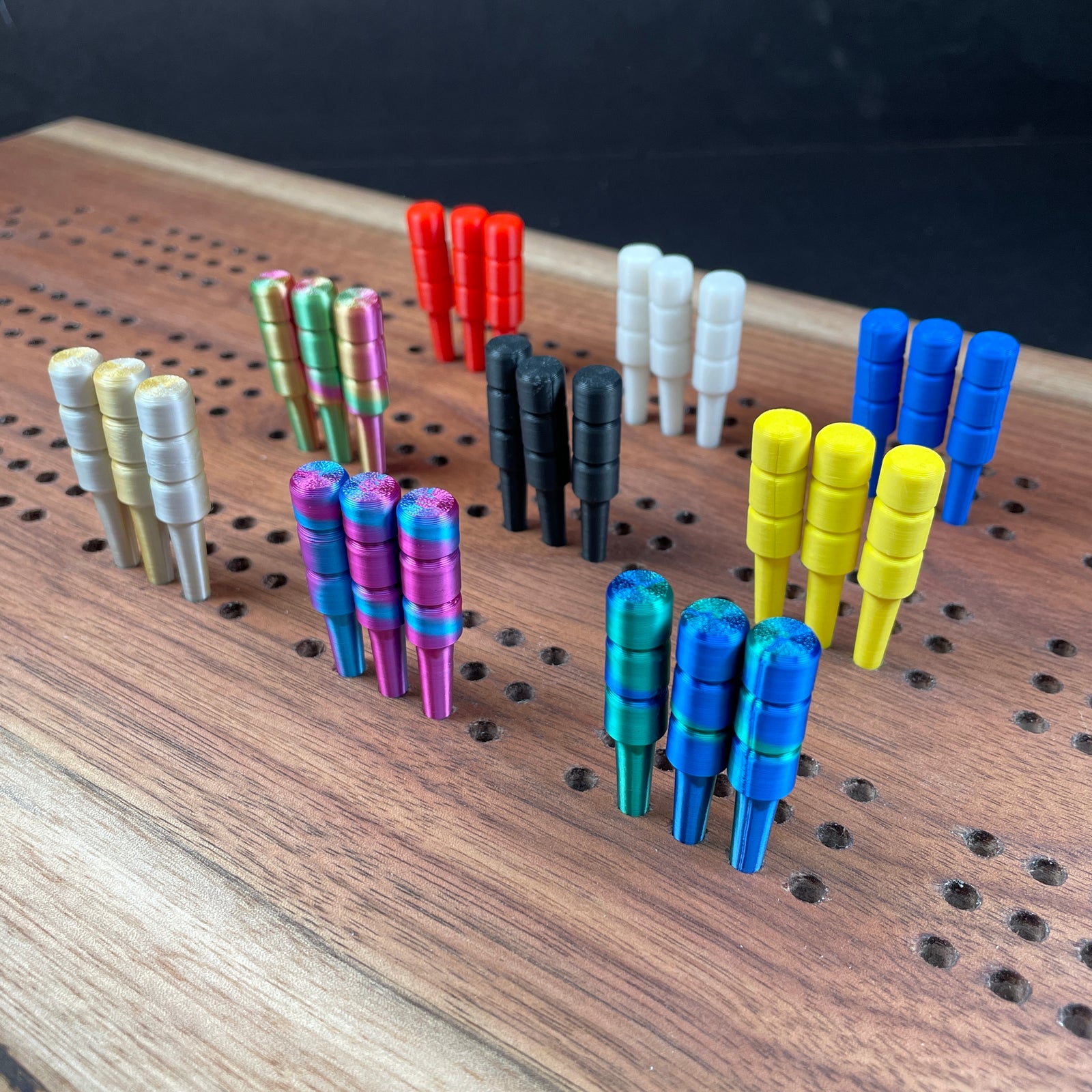 Jumbo 3D Printed Cribbage Pegs (for 3/16" holes)
