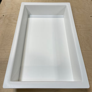 10" x 18" HDPE Epoxy Mold – Reusable Form for Resin Casting & Woodworking