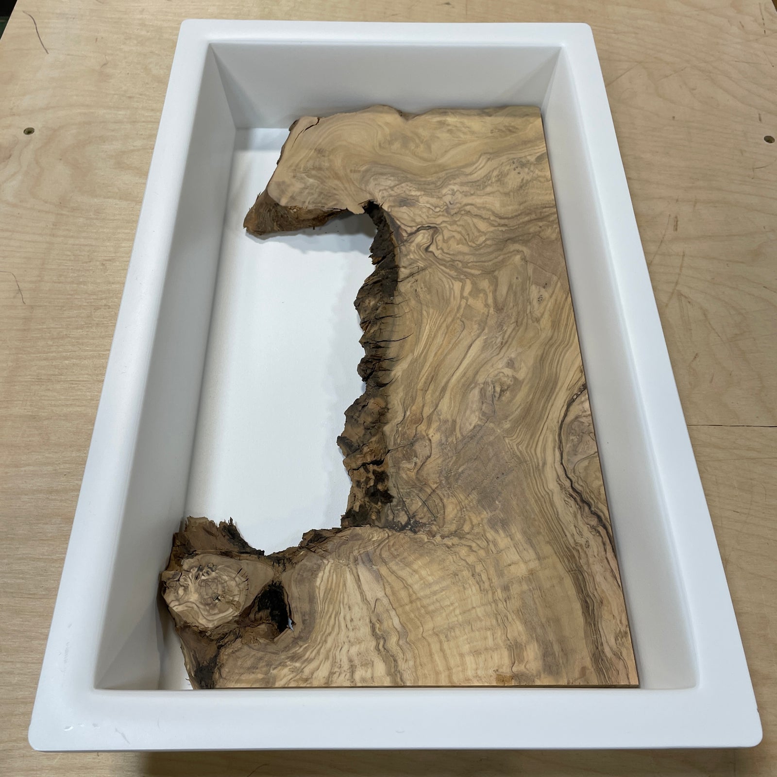 10" x 18" HDPE Epoxy Mold – Reusable Form for Resin Casting & Woodworking