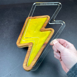 Lightning Bolt Serving Tray Router Template