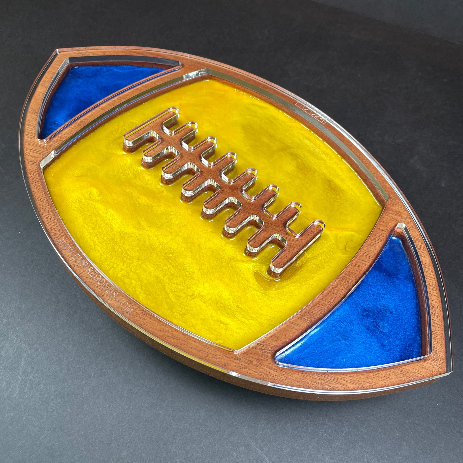 Football Serving Tray Router Template