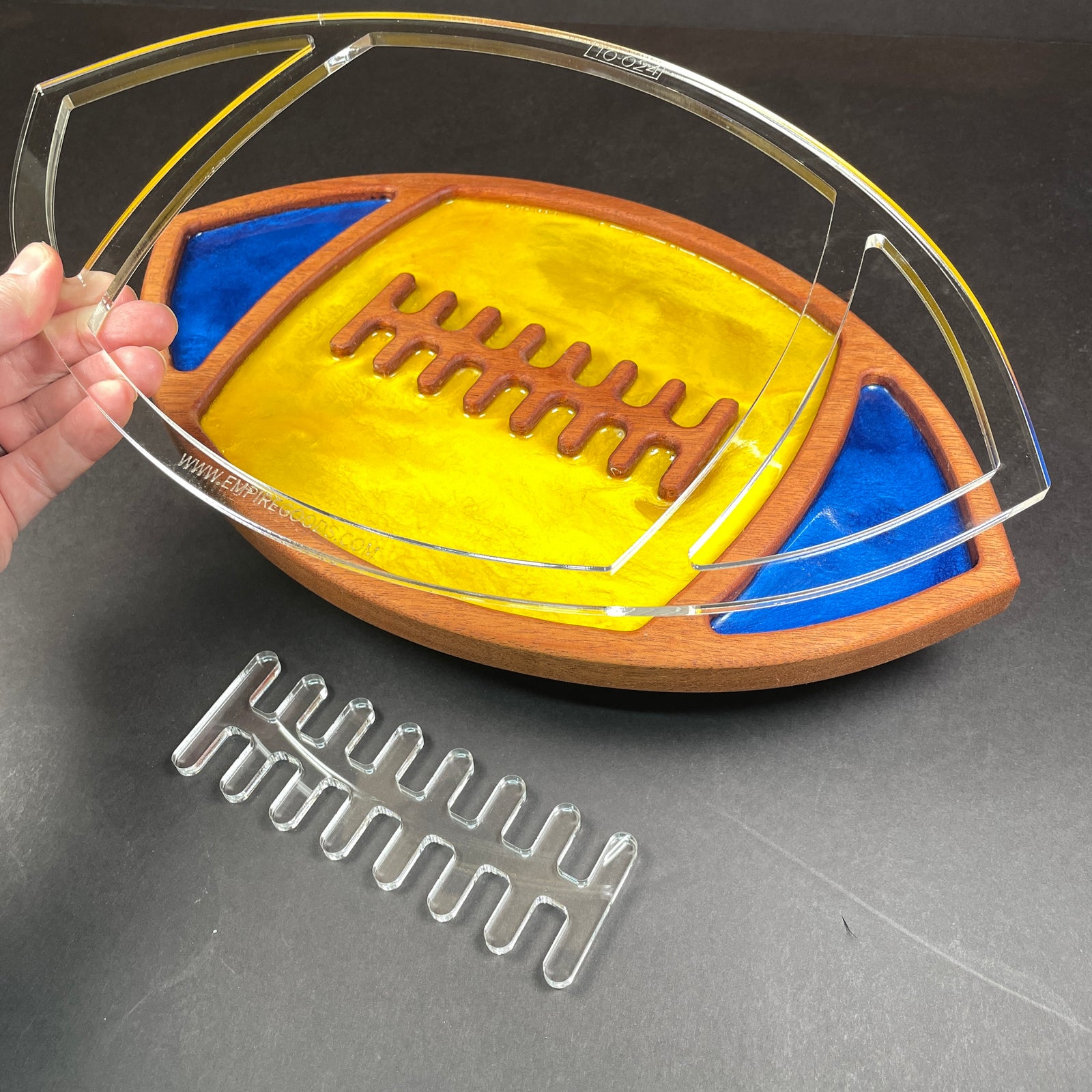 Football Serving Tray Router Template