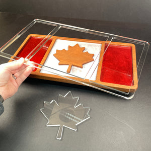Canada Flag Tray Router Template