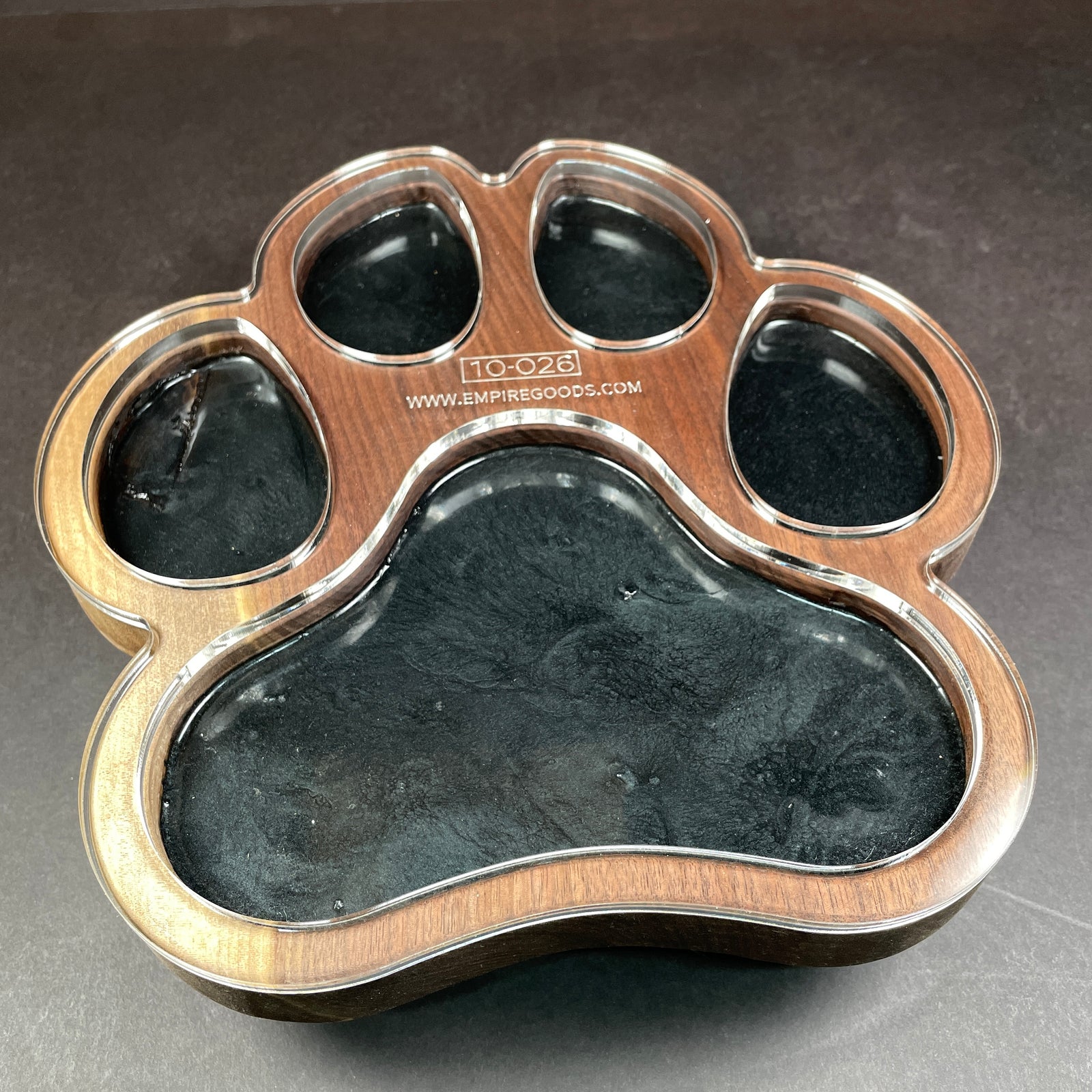 Dog Paw Serving Tray Router Template