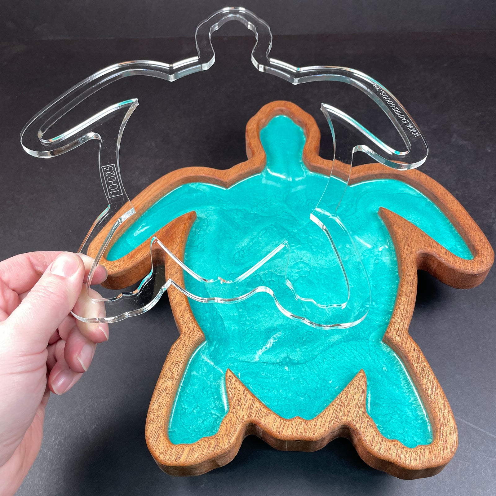 Sea Turtle Serving Tray Router Template