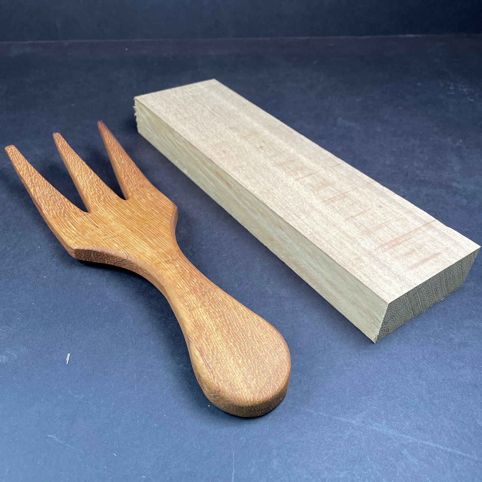 High-Quality Wood Carving Blanks for Spoons & Salad Forks - Compatible with Tracing Templates
