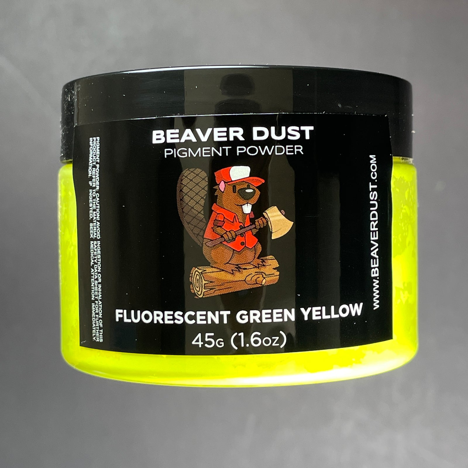 Fluorescent Green Yellow Mica Powder