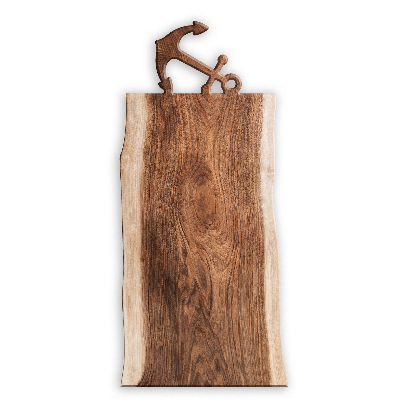 Small Anchor Charcuterie Board Handle Router Template