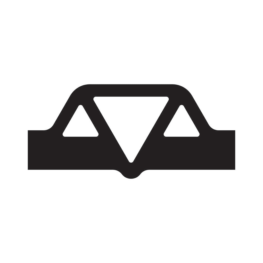 Triangle Grip Charcuterie Board Handle Router Template