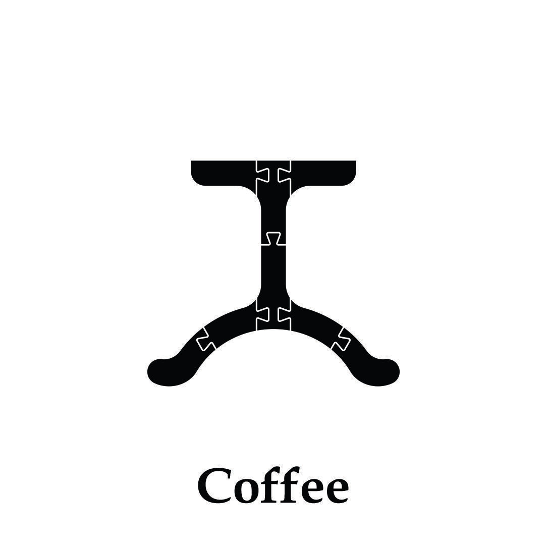 Wishbone Table Leg Router Templates