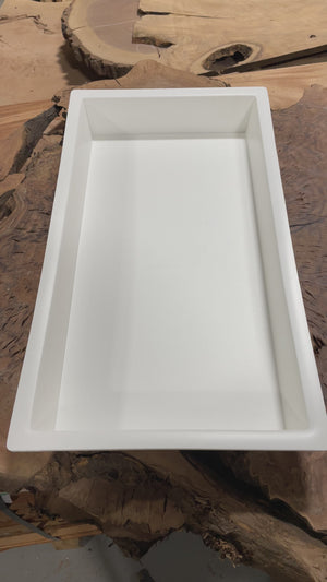 12" x 24" HDPE Epoxy Mold – Reusable Form for Resin Casting & Woodworking