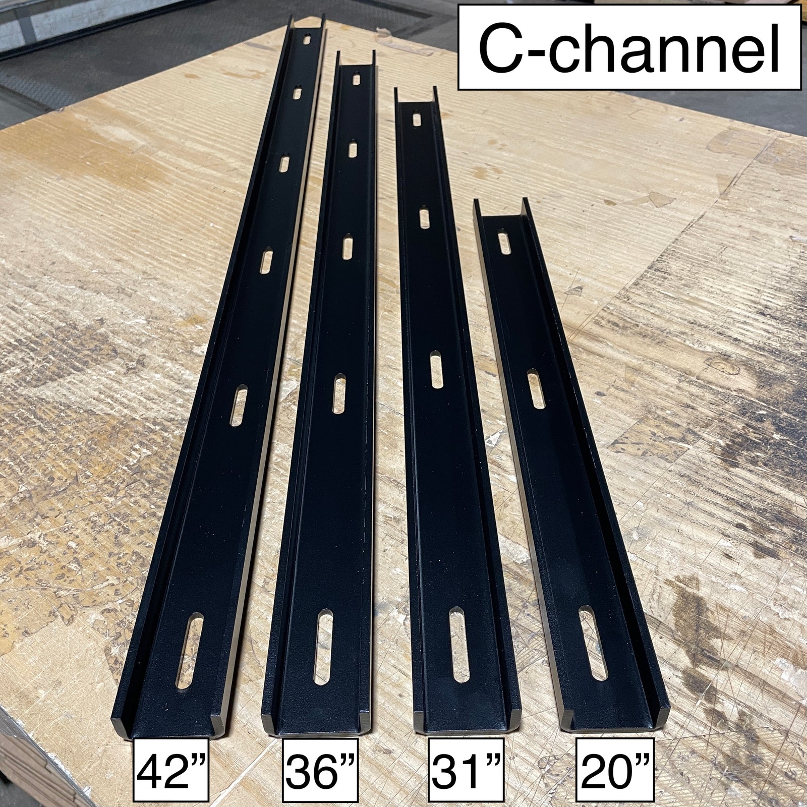 Steel C-Channel for Table Tops