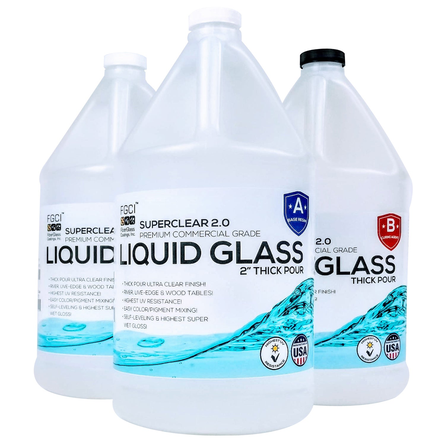 Super Clear Liquid Glass (1"-4" Pours)
