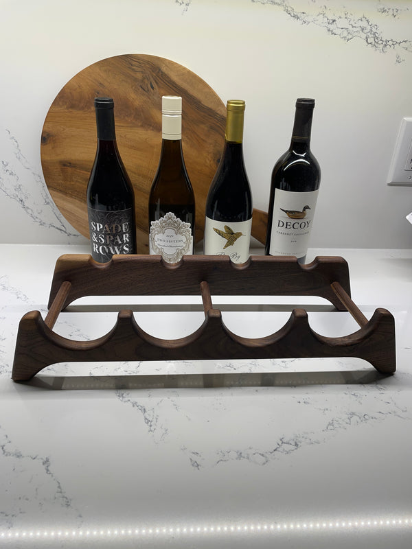 4 Bottle Wine Rack Router Template