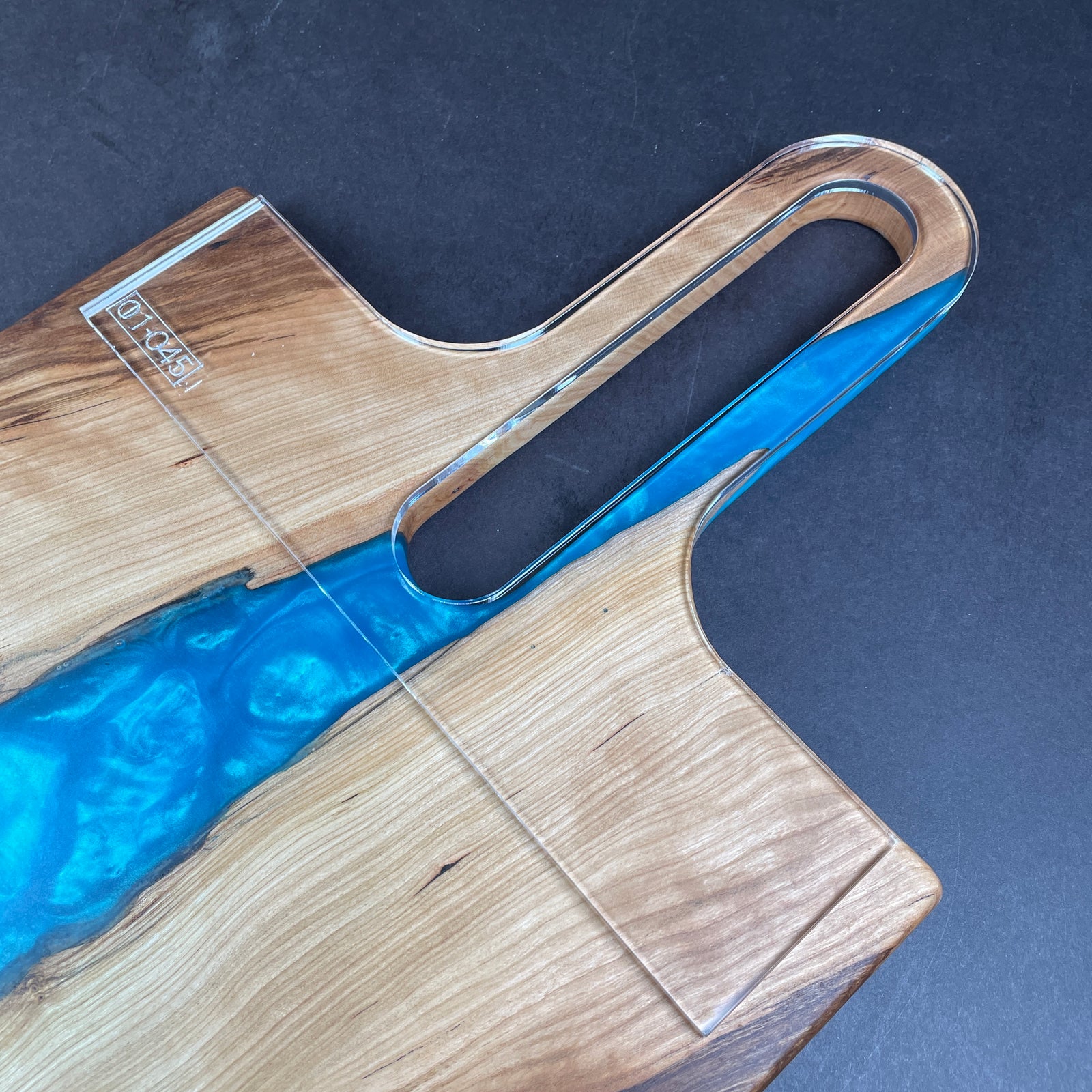 Long Oval Charcuterie Board Handle Router Template