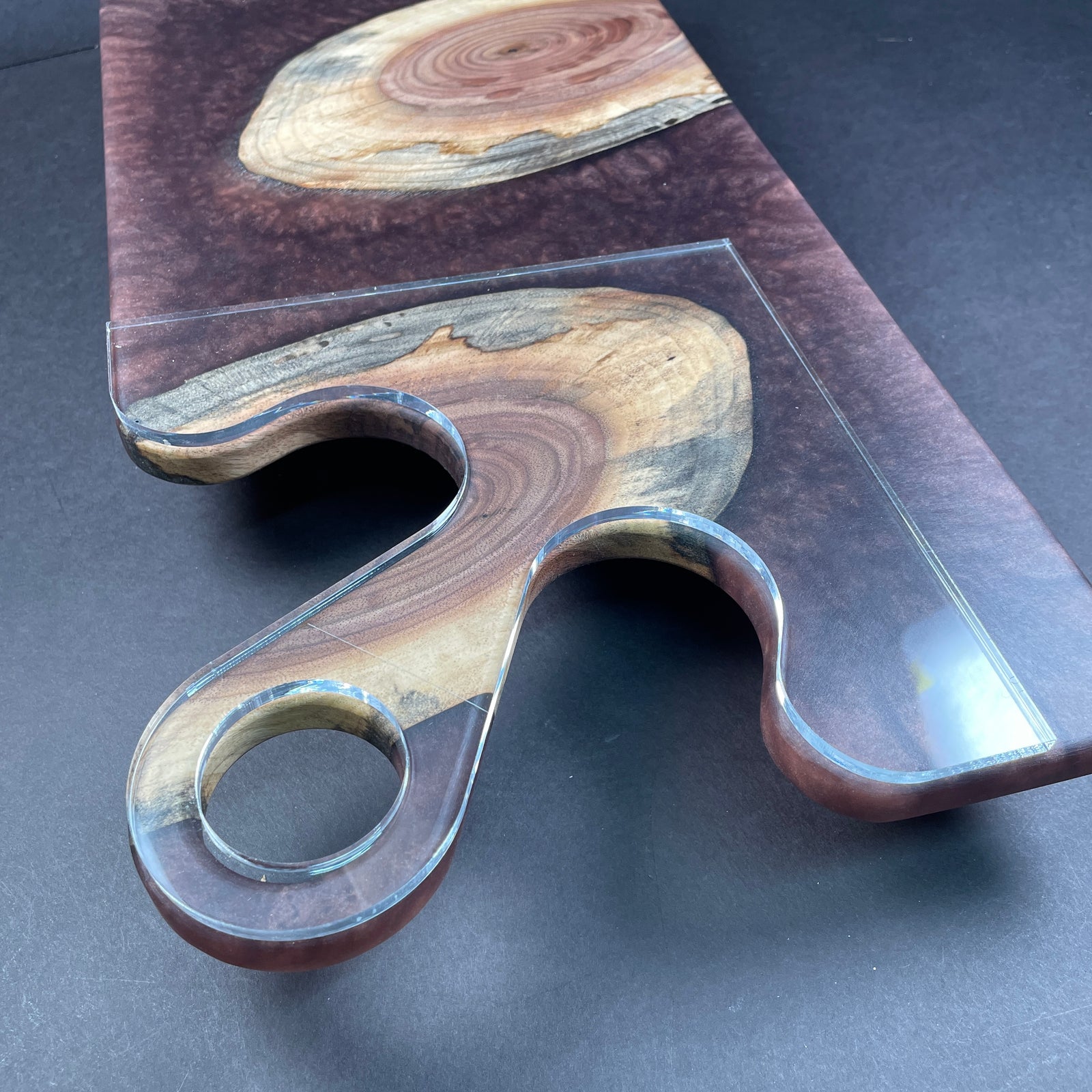 Corner Charcuterie Board Handle Router Template