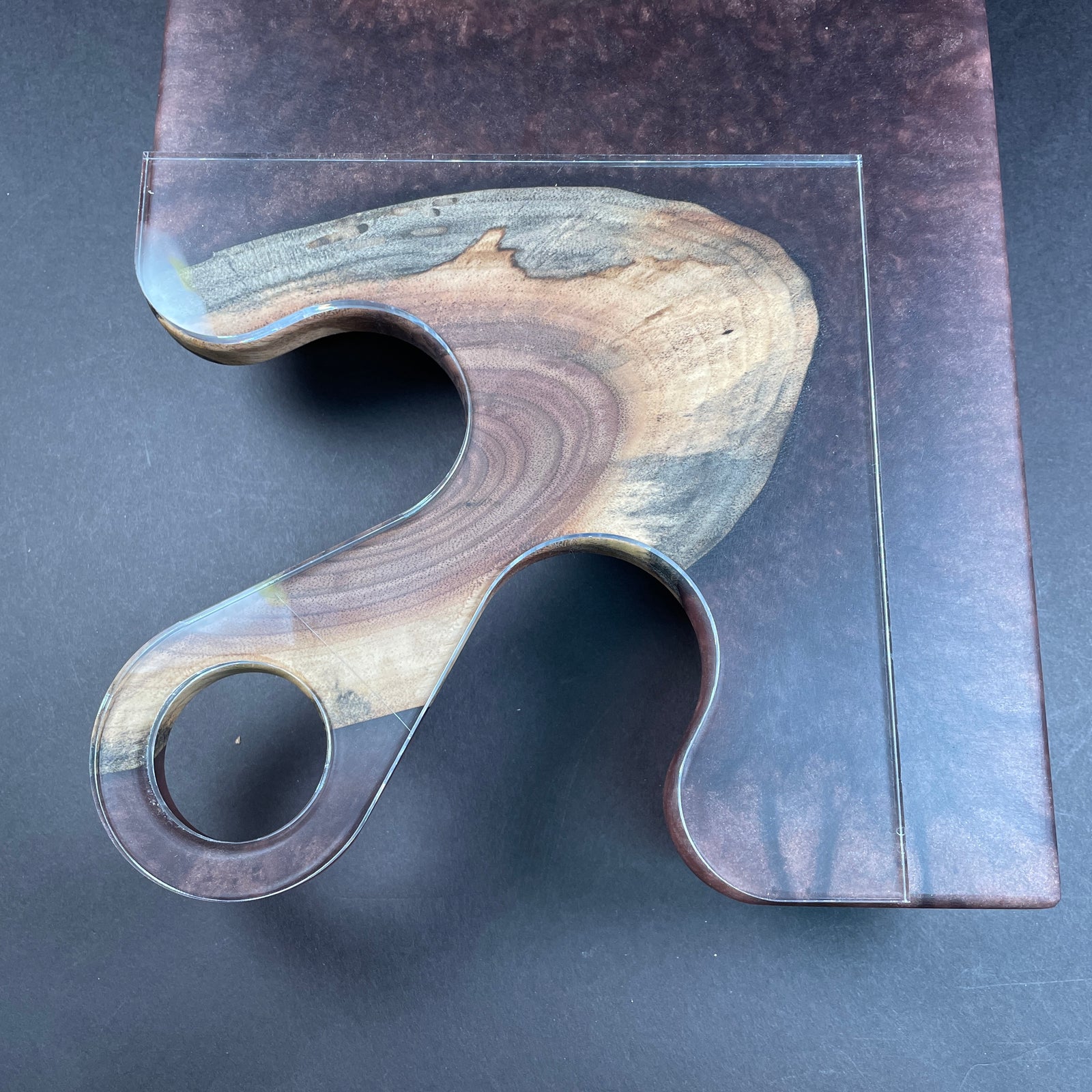 Corner Charcuterie Board Handle Router Template