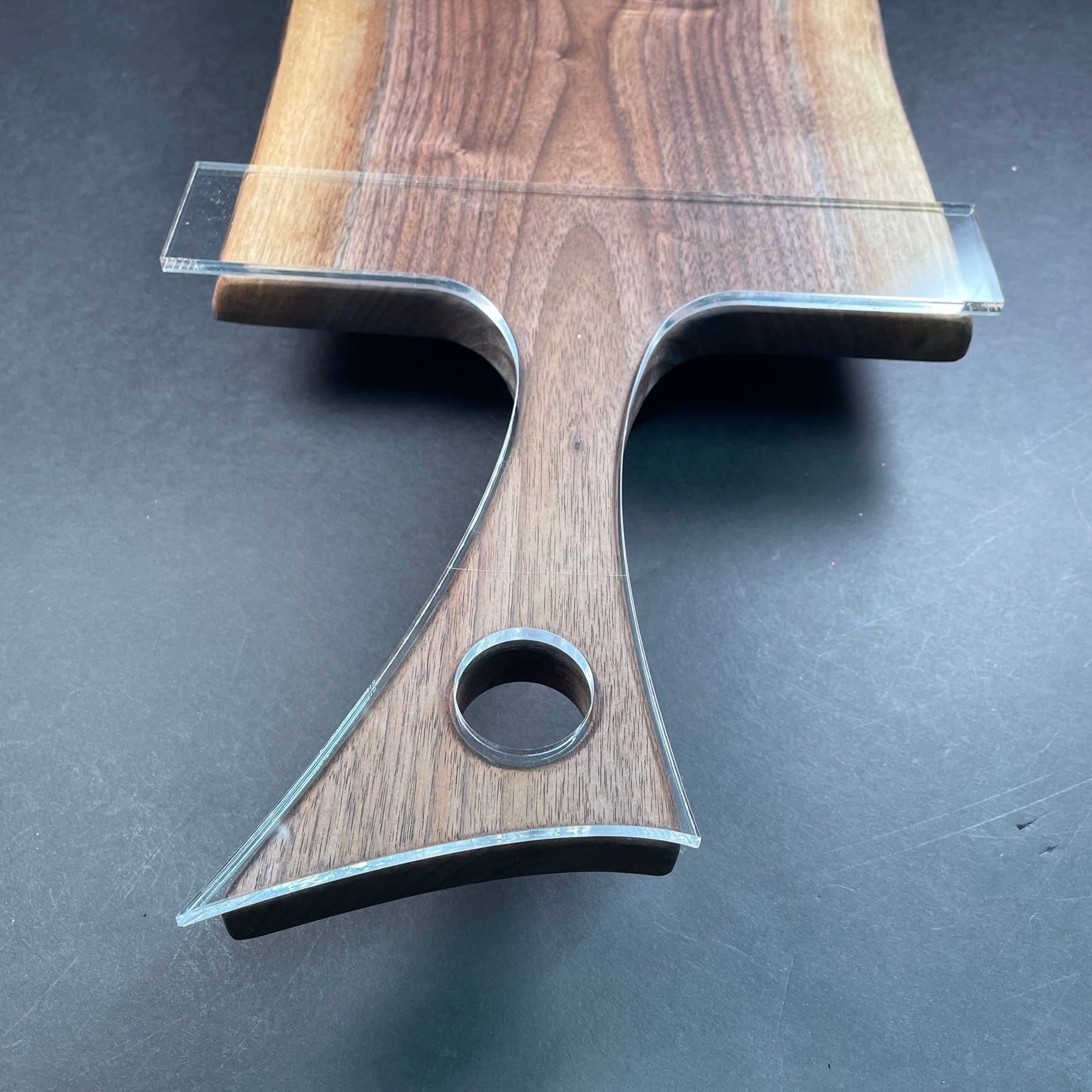 Swoosh Charcuterie Board Handle Template