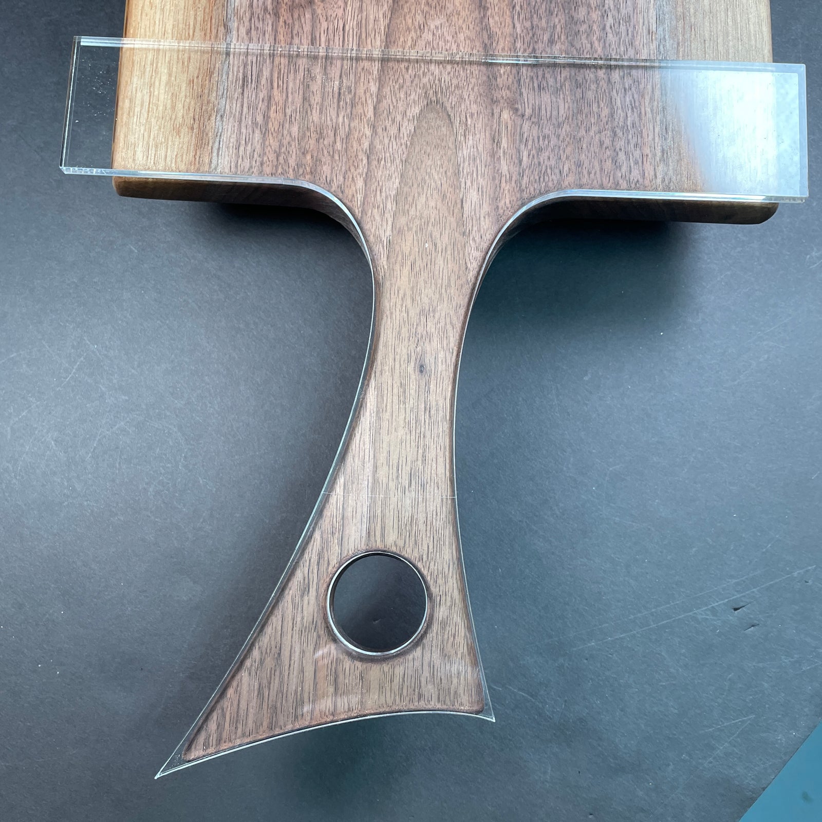 Swoosh Charcuterie Board Handle Template