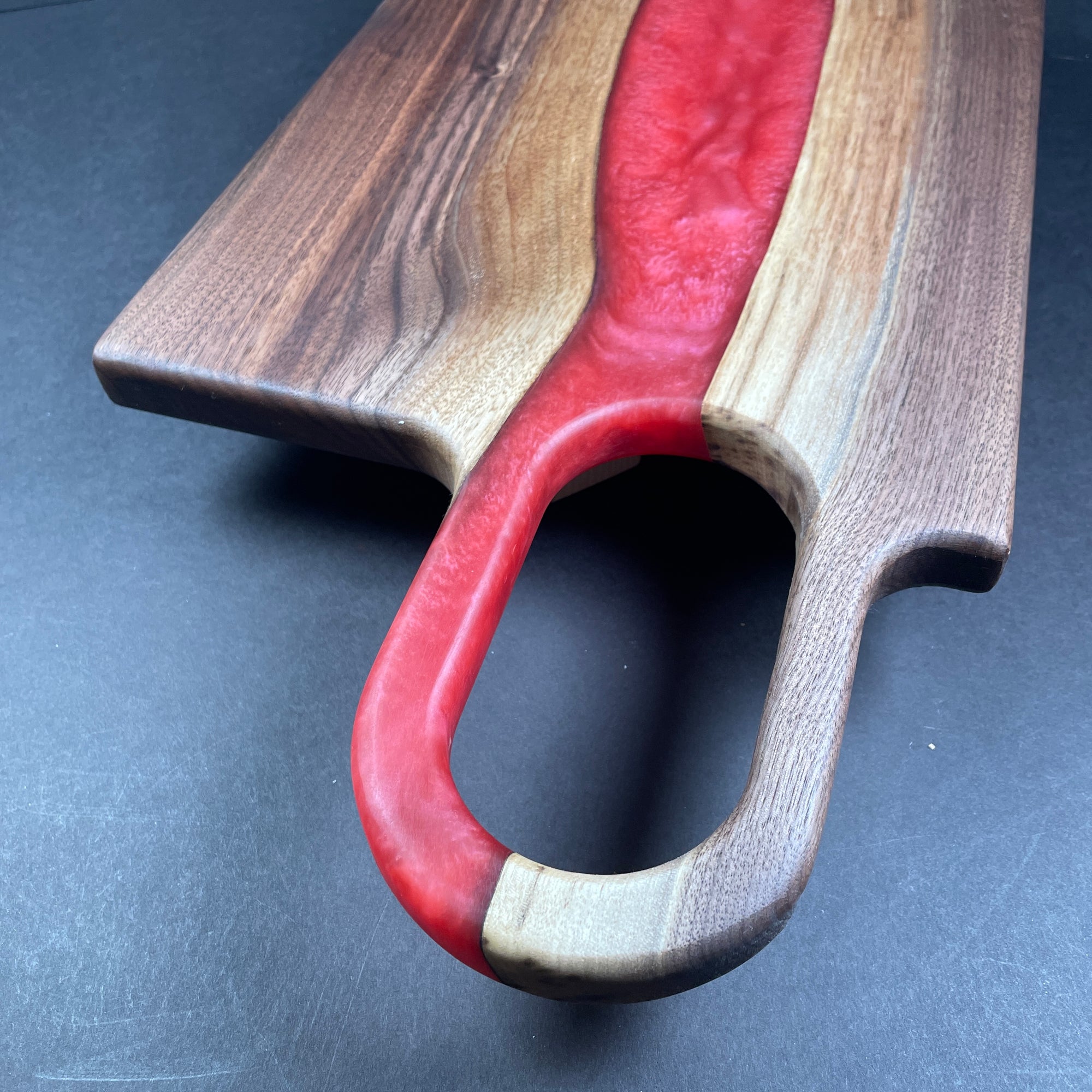 Modern Oval Charcuterie Board Handle Router Template
