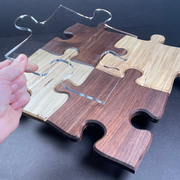 Puzzle Piece Serving Board Router Template Puzzle Piece Serving Board Router Template