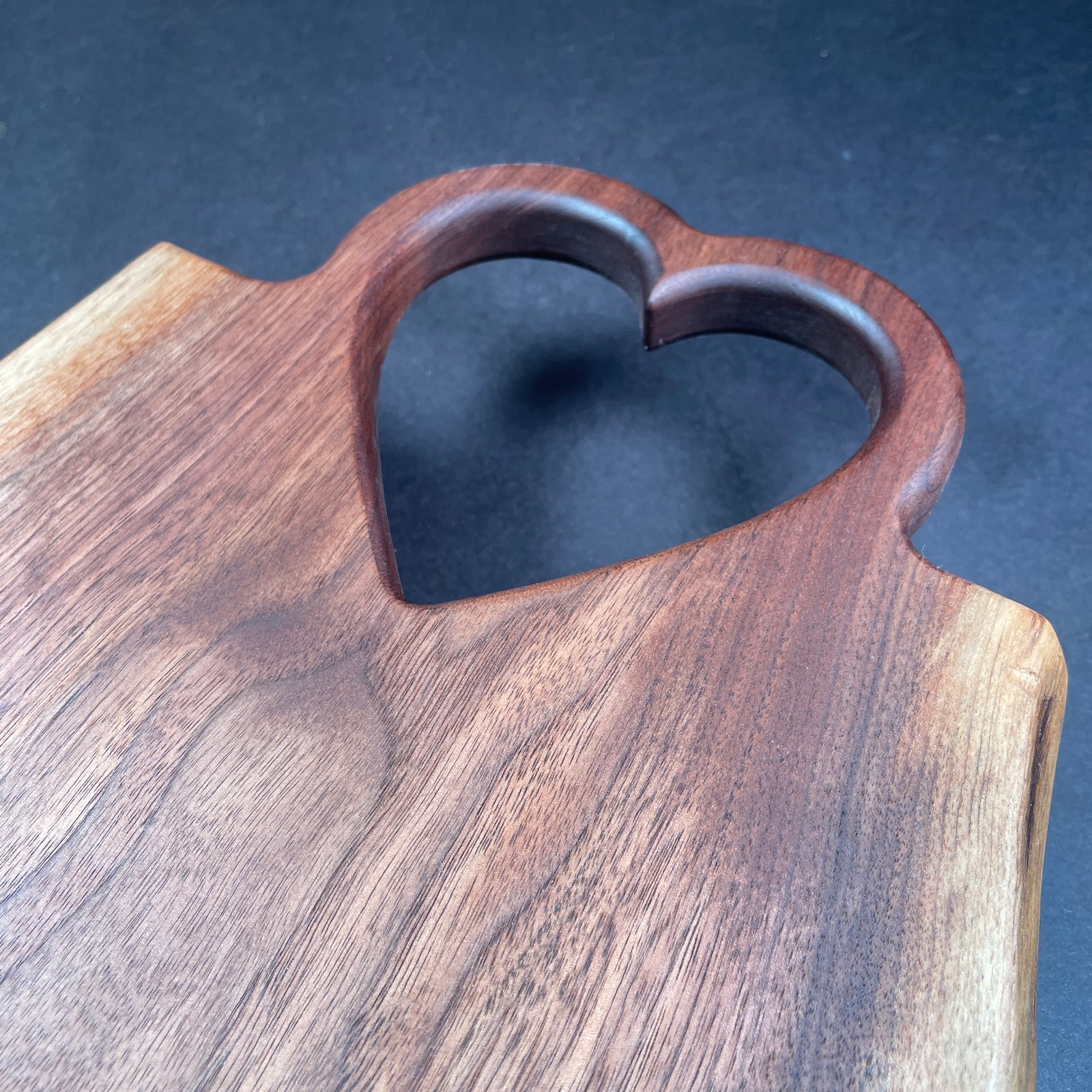 Modern Heart Charcuterie Board Handle Router Template