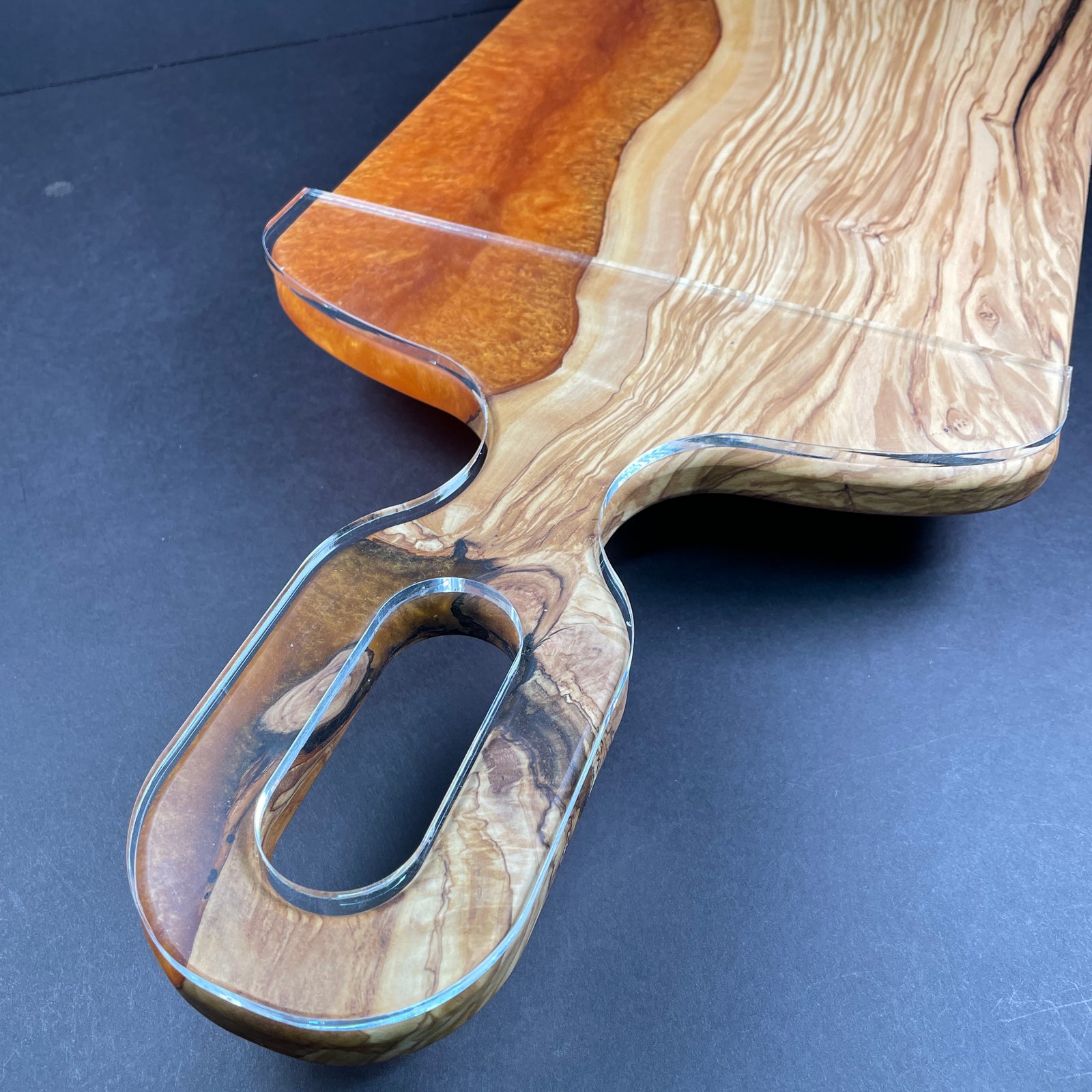 Oval Charcuterie Board Handle Router Template