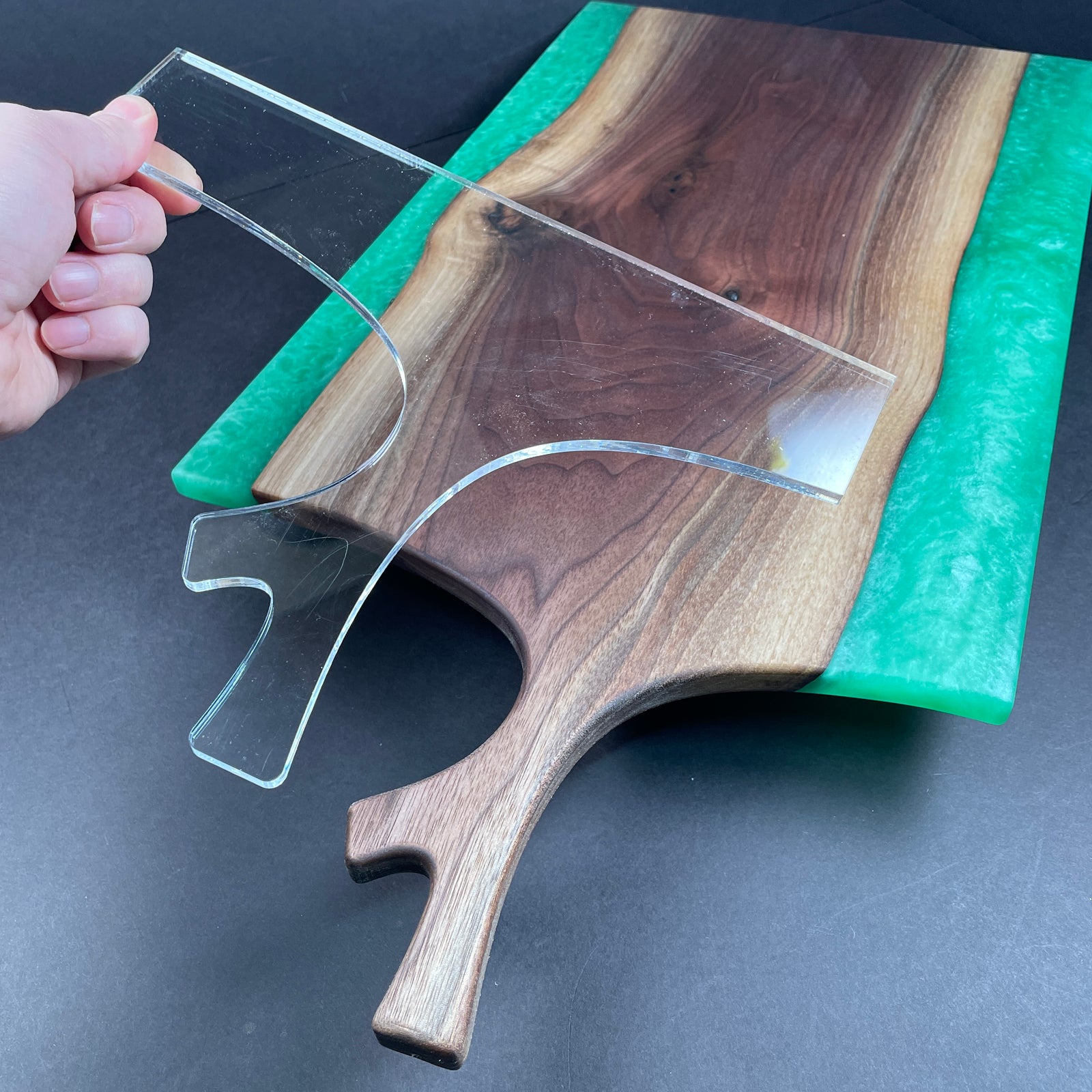 Twig Charcuterie Board Handle Template