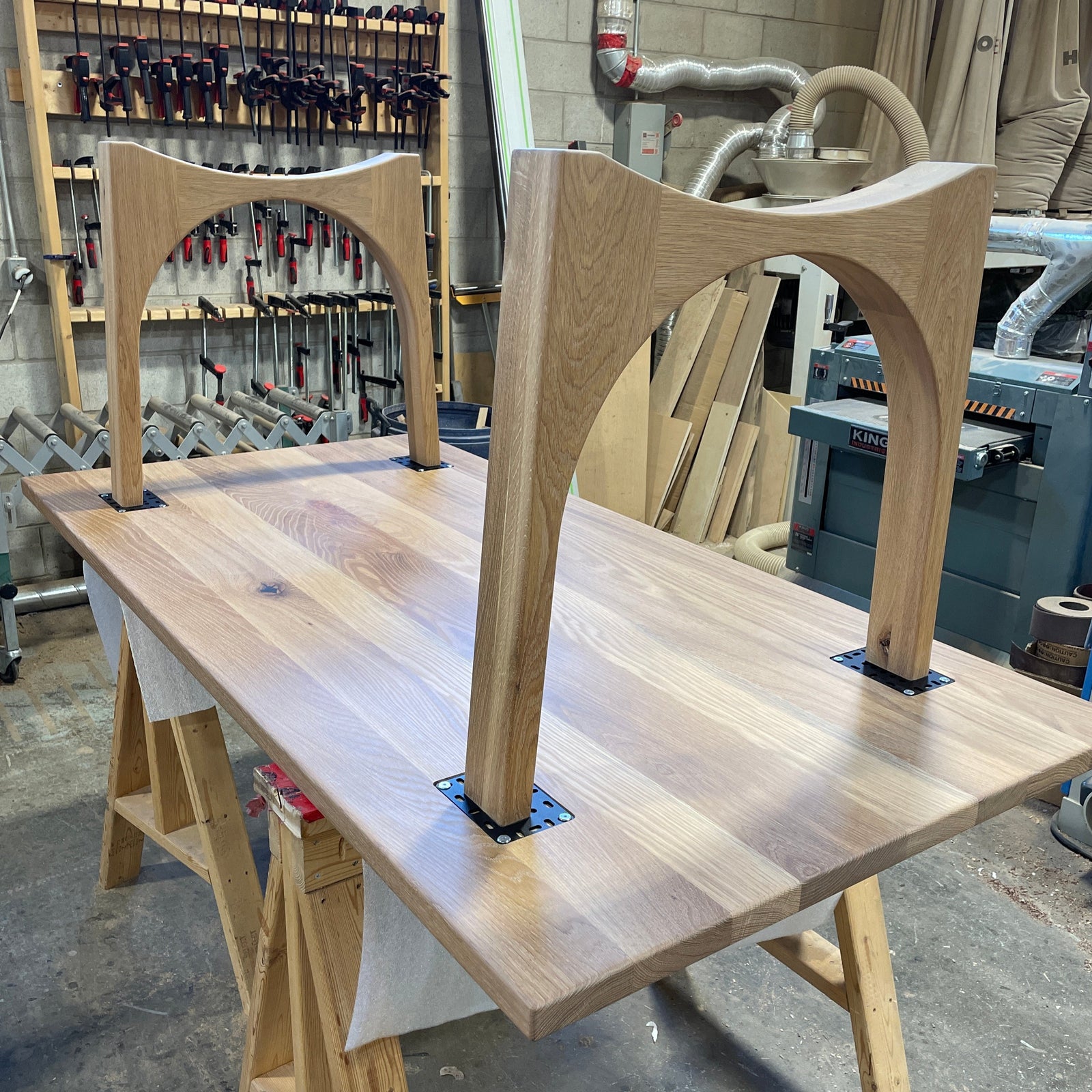 U Shape Table Leg Router Templates