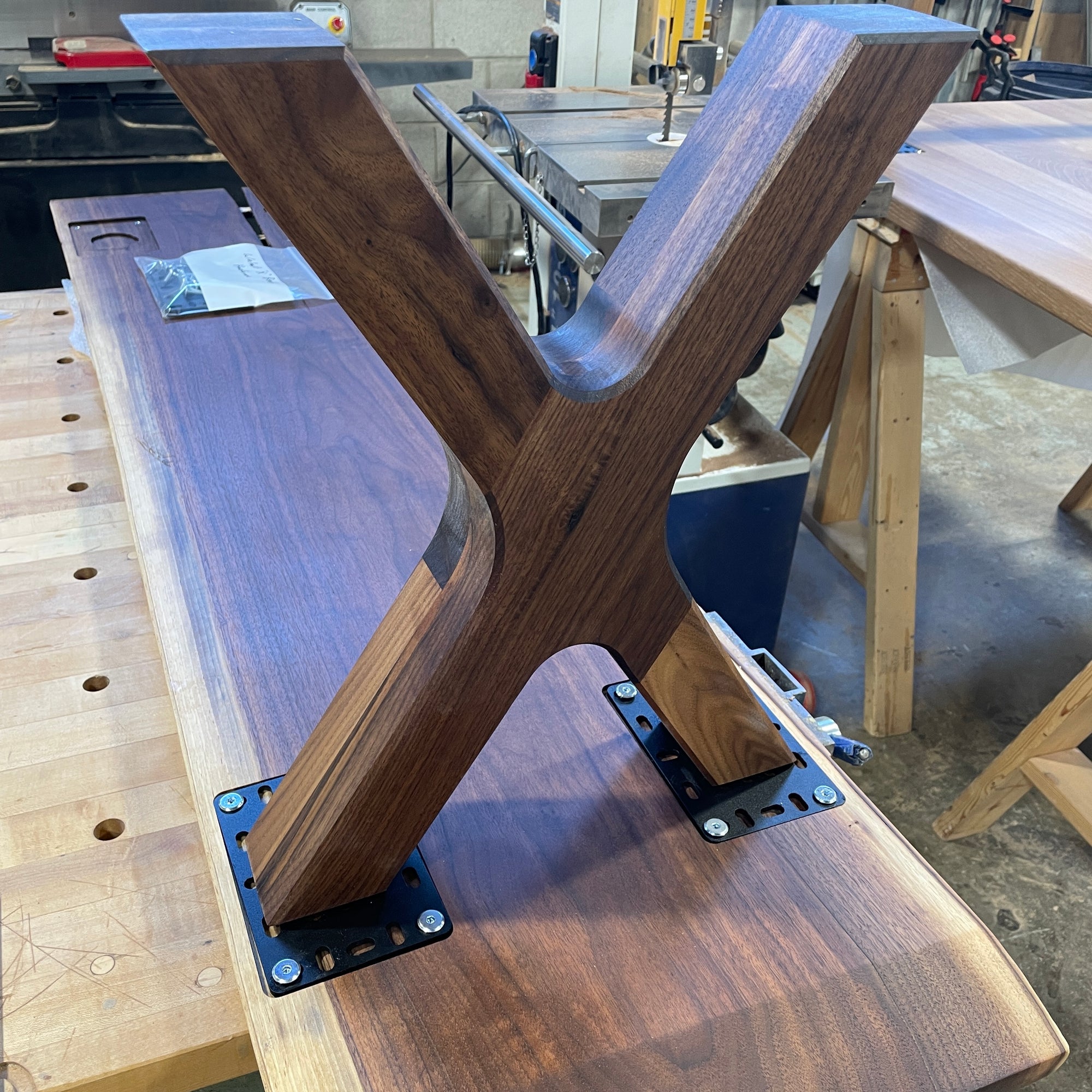X Shape Table Leg Router Templates
