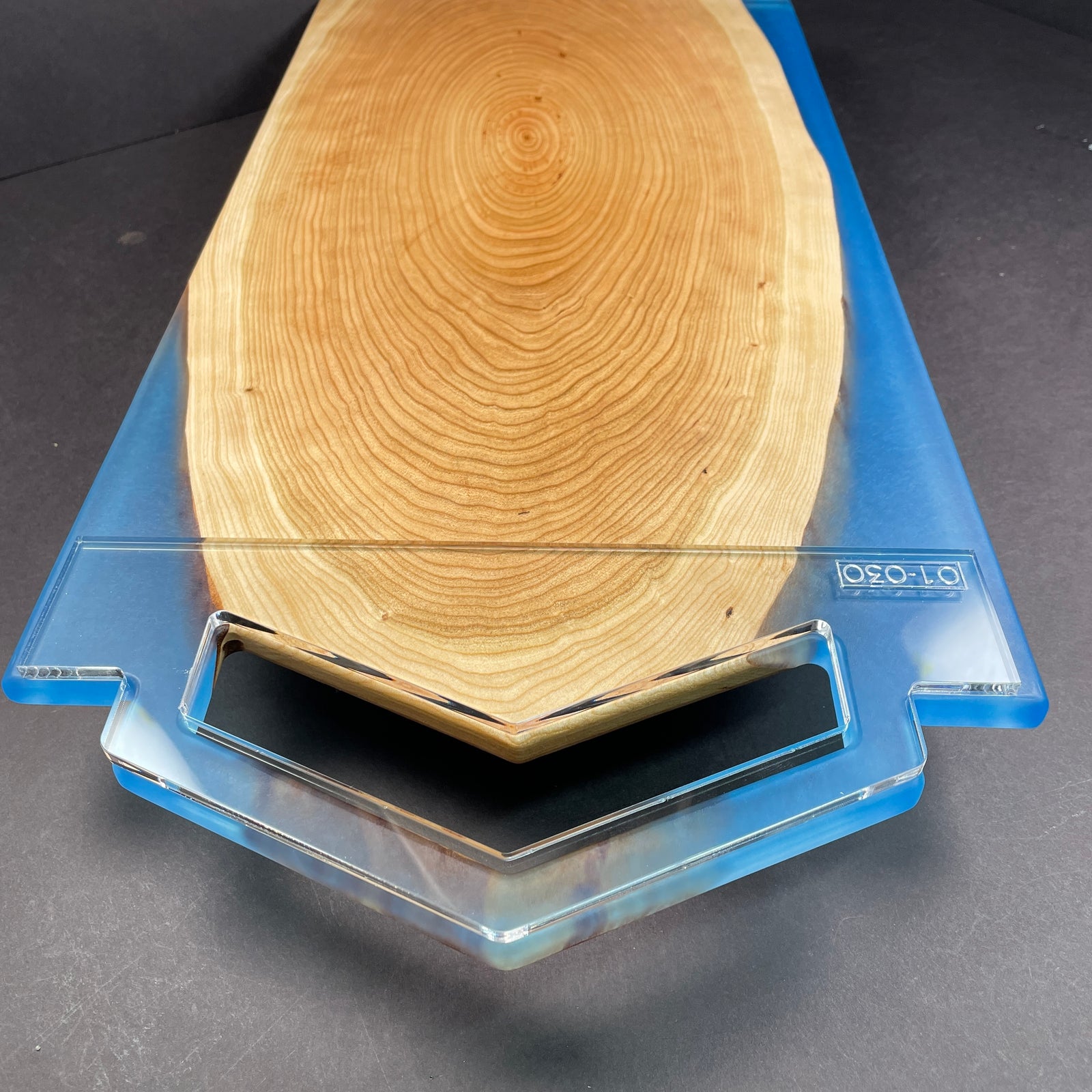 Modern Chevron Charcuterie Board Handle Router Template