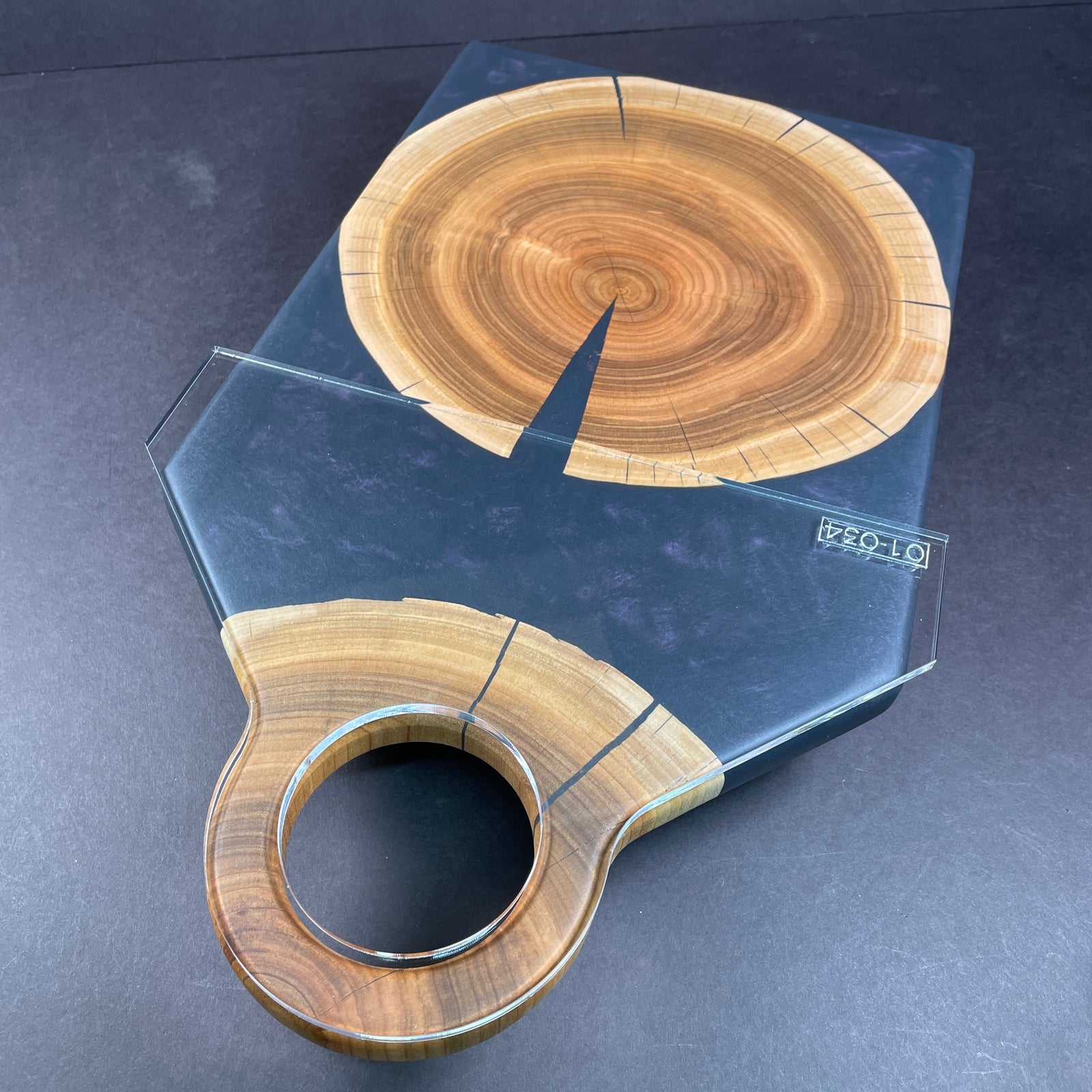 Tapered Round Charcuterie Board Handle Template