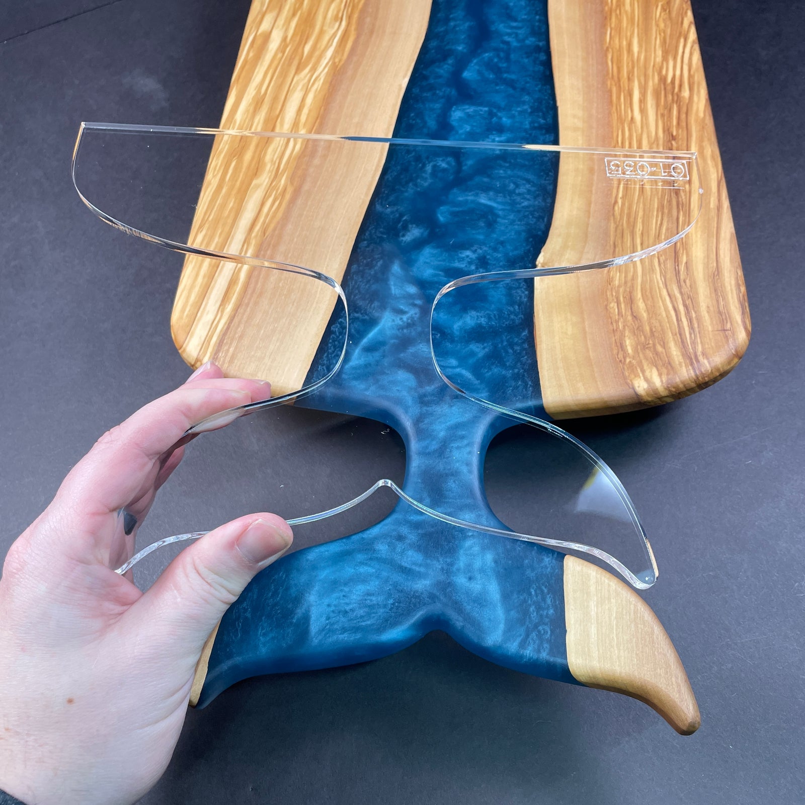 Whale Tail Charcuterie Board Handle Template
