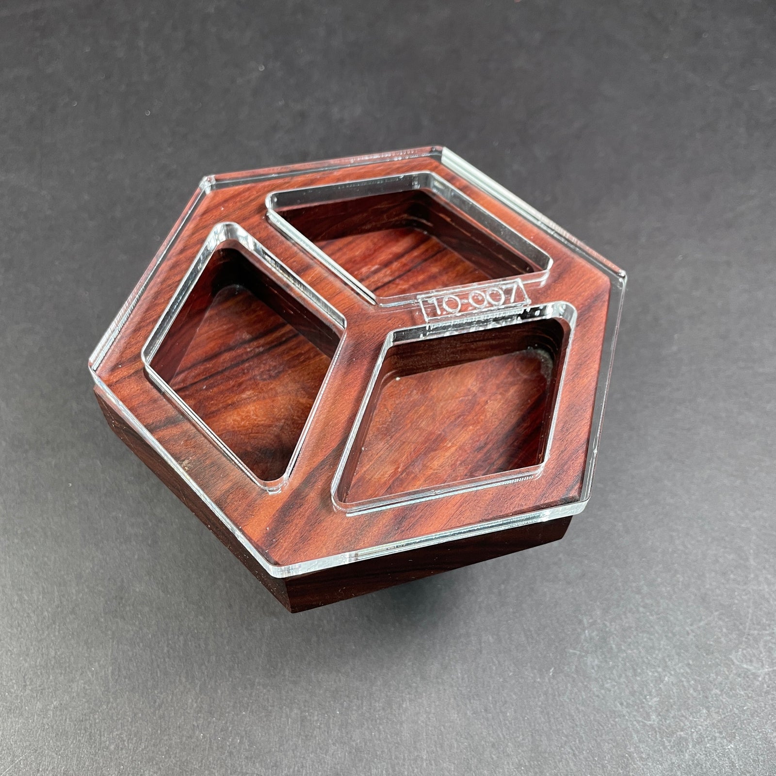 Mini Hexagon 3 Pocket Tray Router Templates