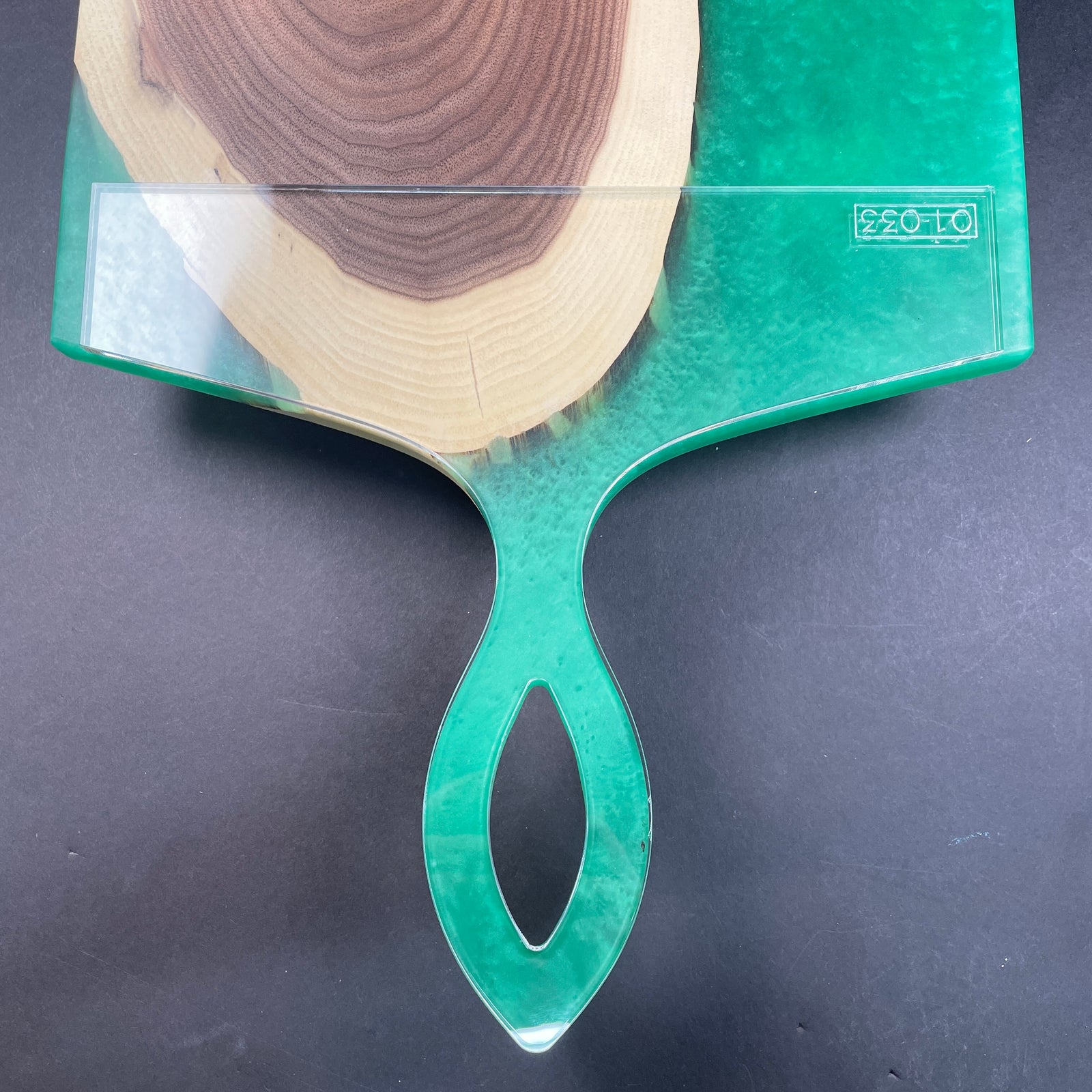 Modern Leaf Charcuterie Board Handle Router Template