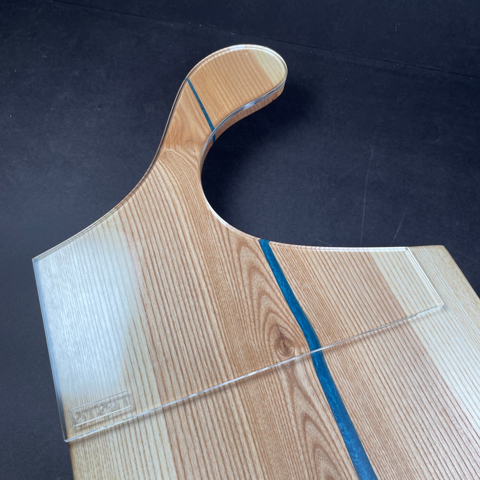 Tilted Charcuterie Board Handle Template