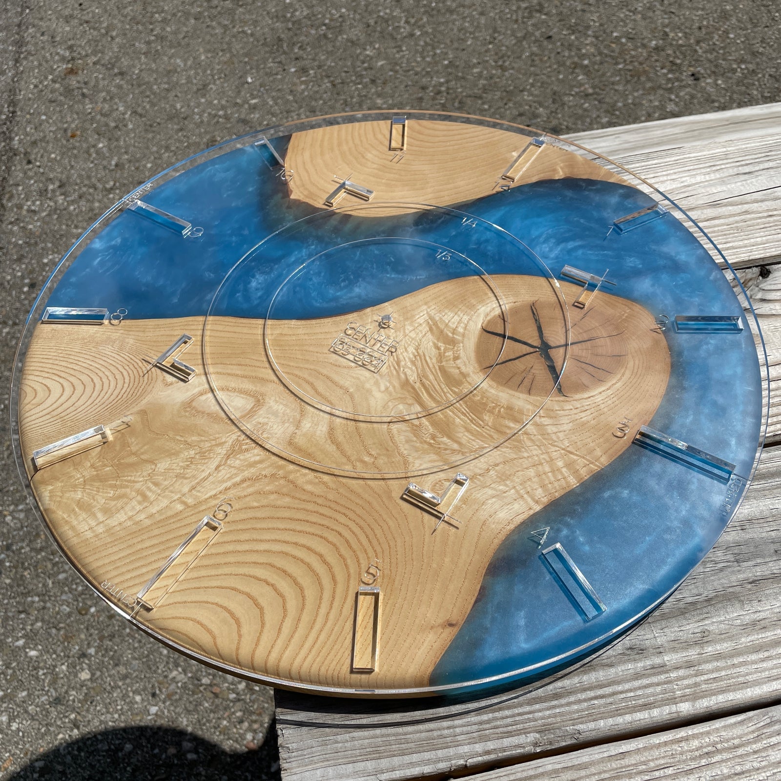 18" Round Layout Router Template