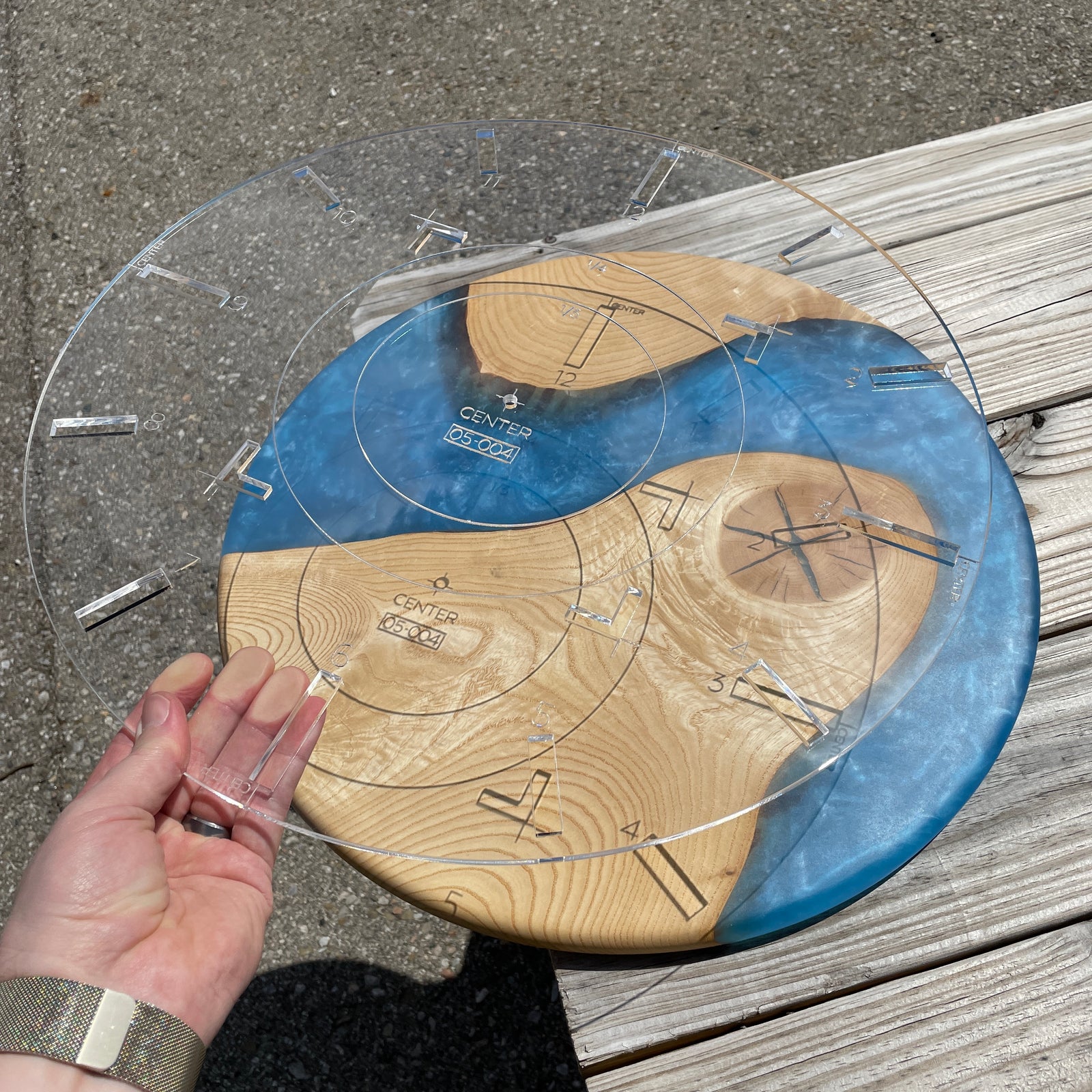 18" Round Layout Router Template