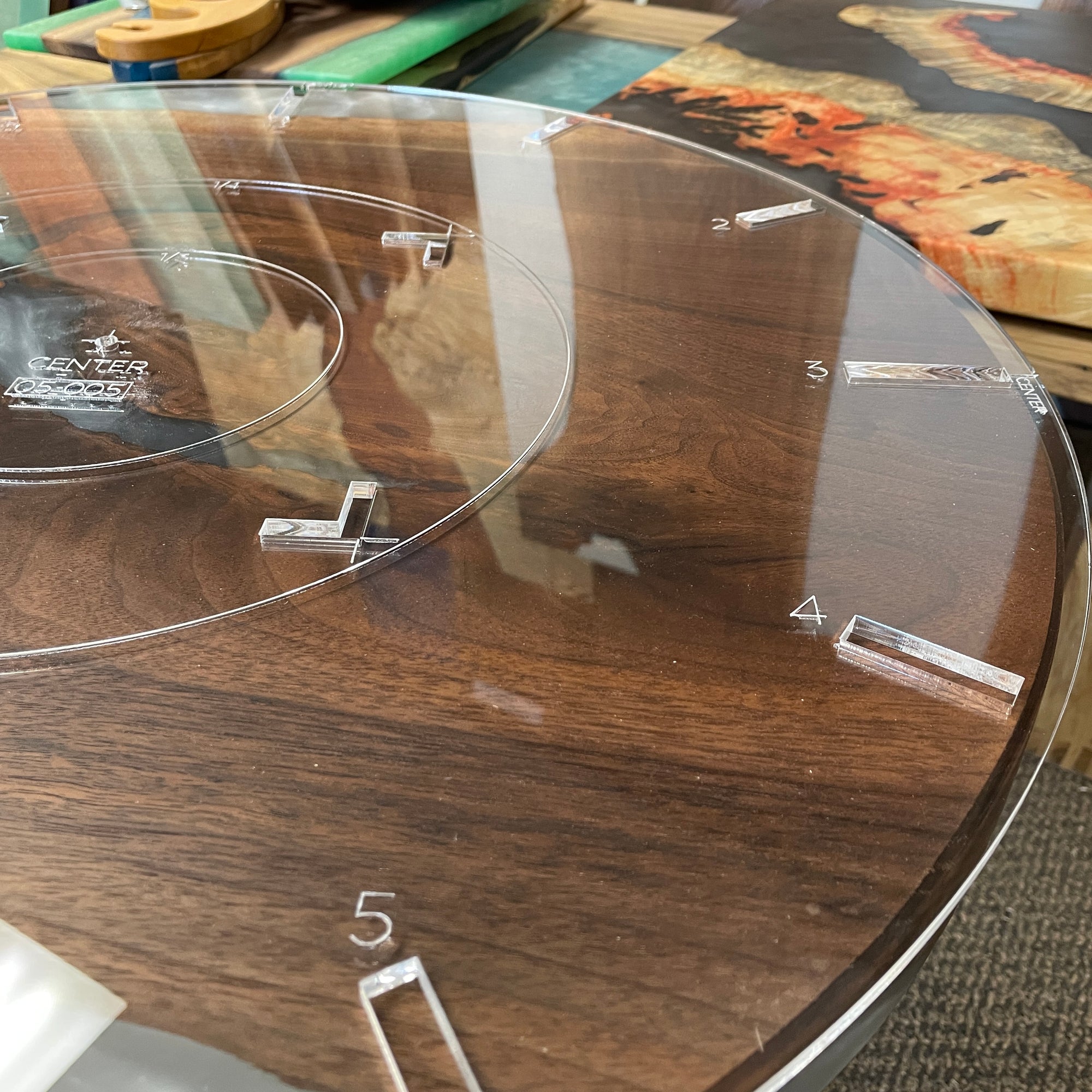 24" Round Layout Router Template
