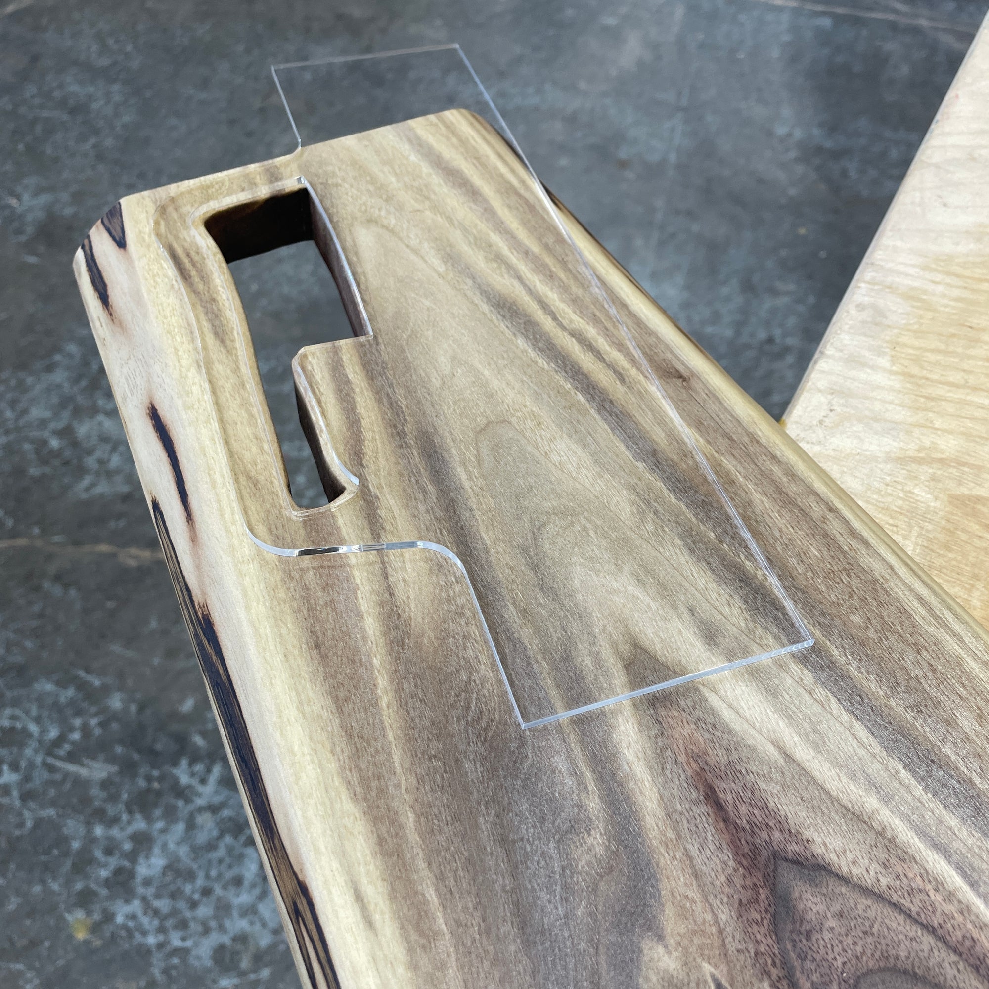 Cleaver Handle Router Template