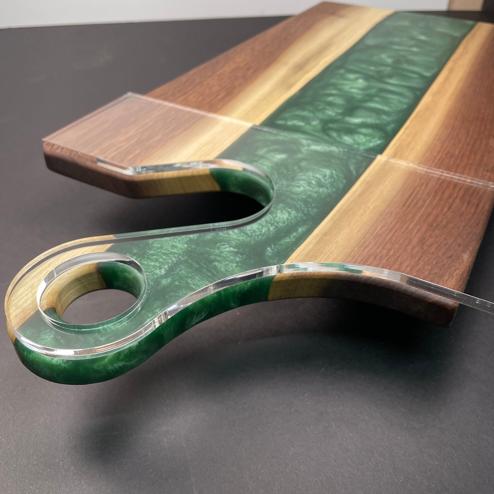 Small Round Charcuterie Board Handle Template