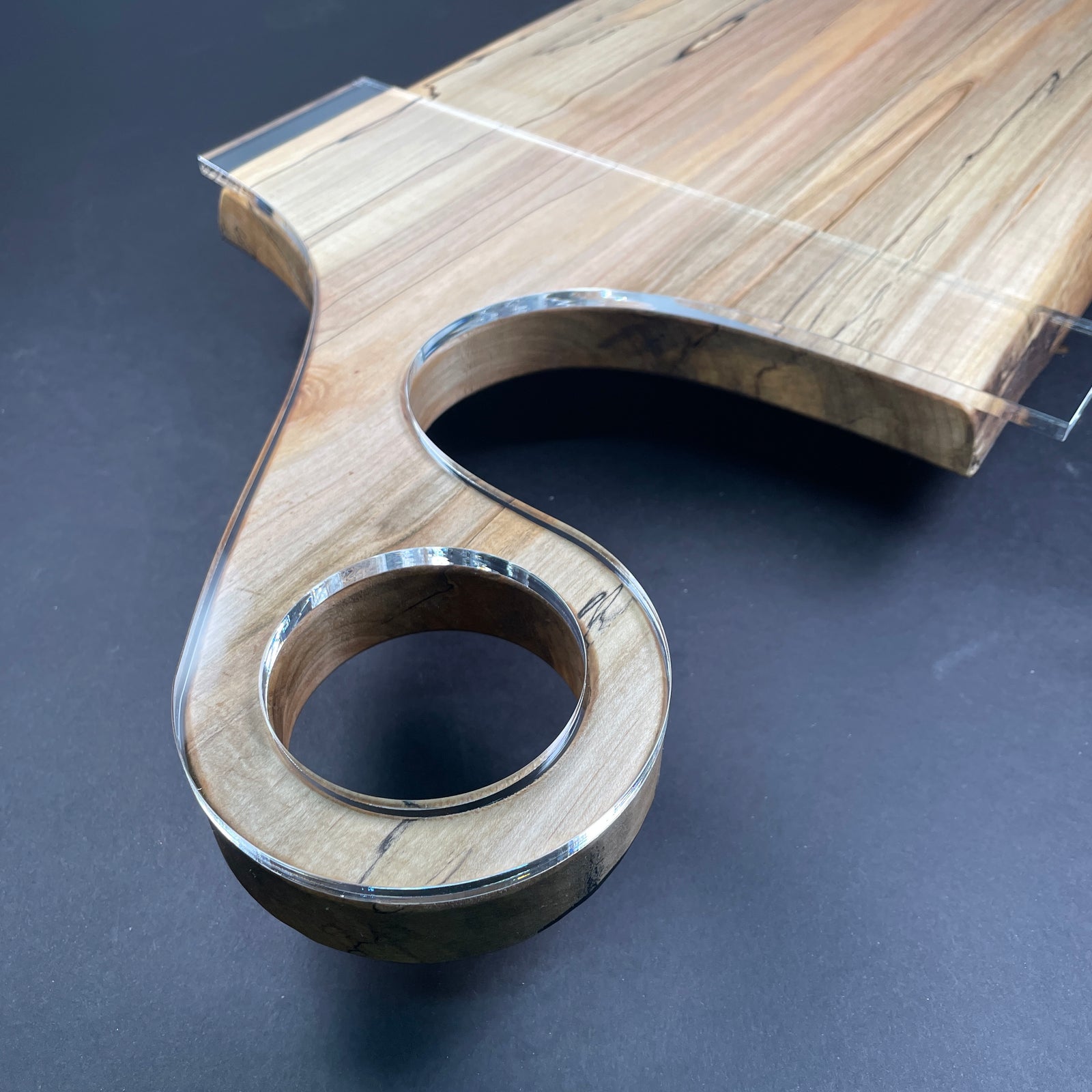 Large Round Charcuterie Board Handle Router Template