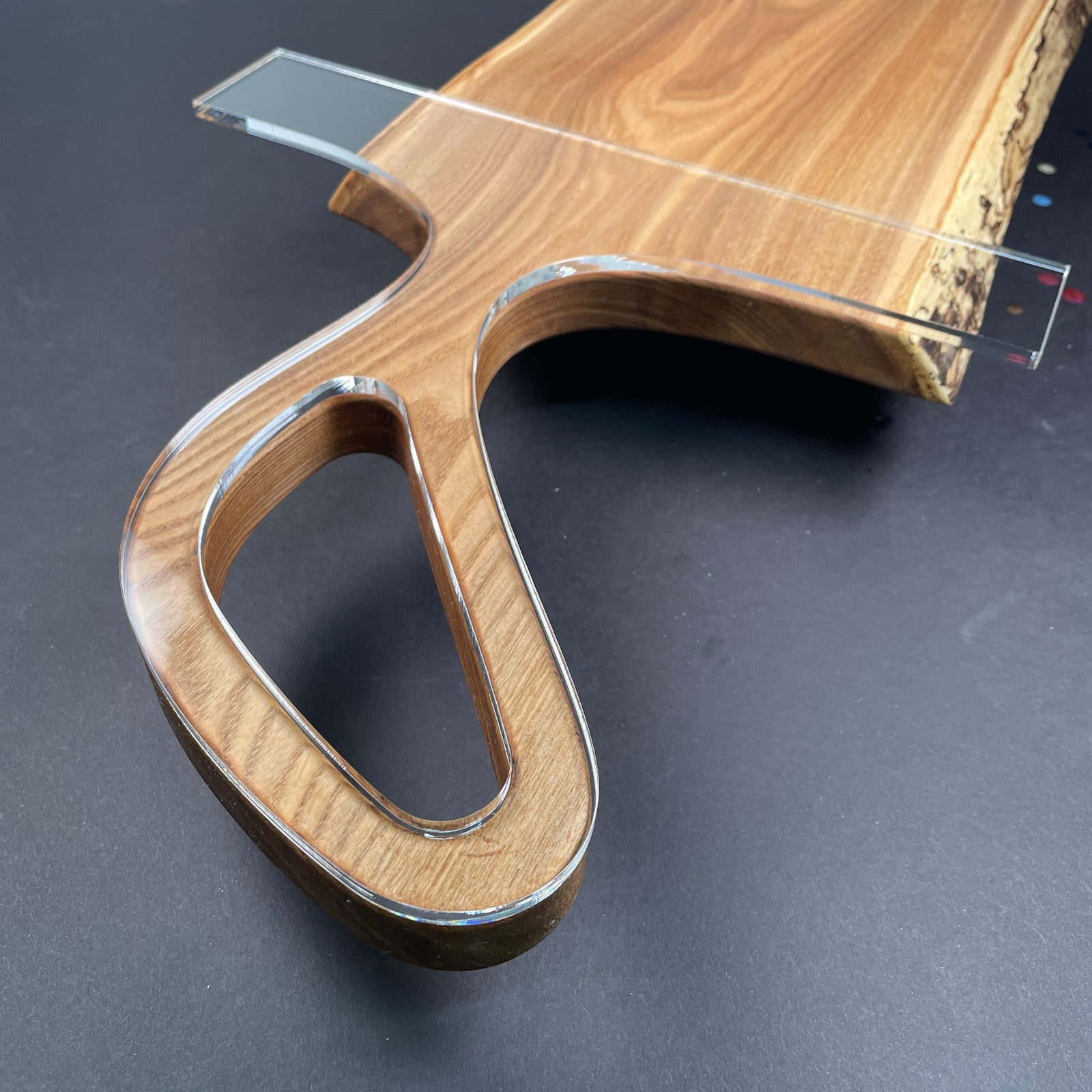 Oblong Charcuterie Board Handle Router Template