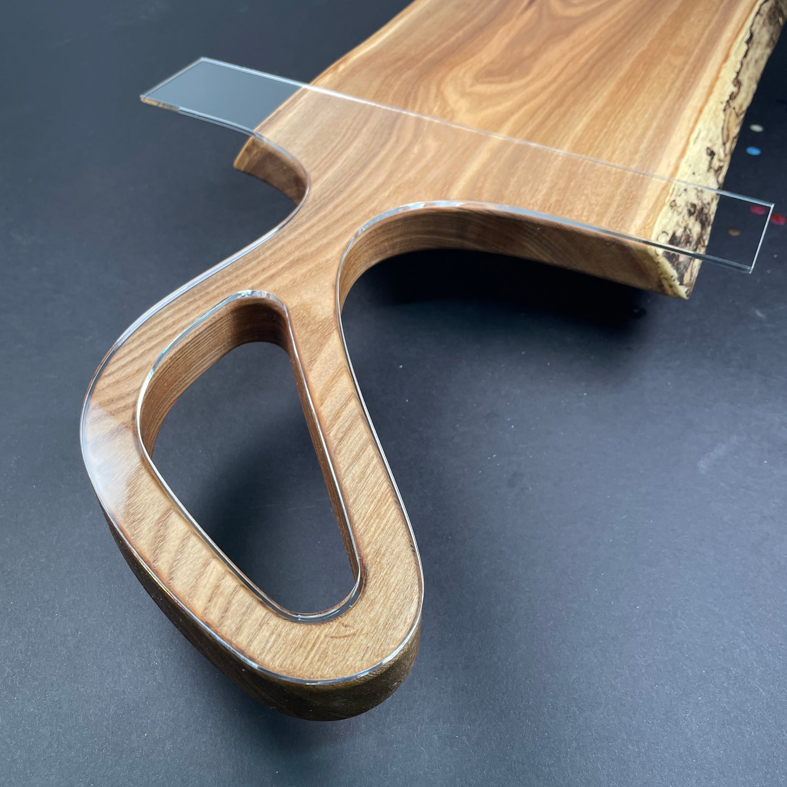 Oblong Charcuterie Board Handle Router Template