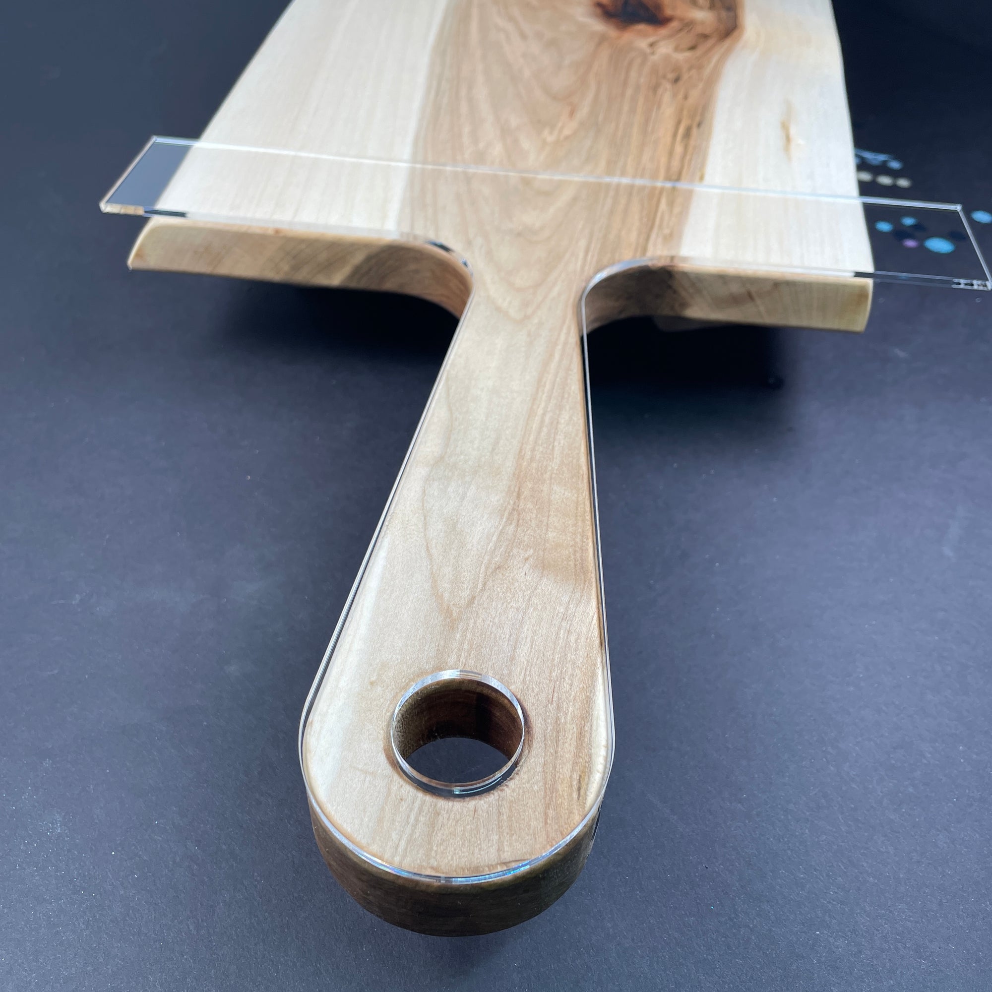 Pizza Charcuterie Board Handle Router Template