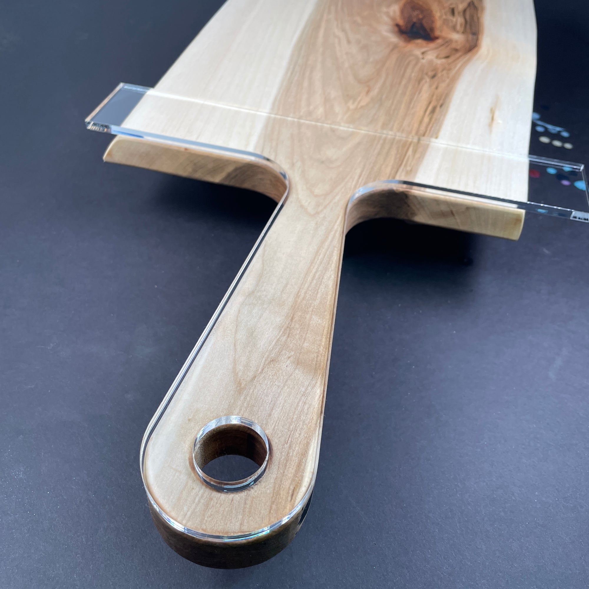 Pizza Charcuterie Board Handle Router Template