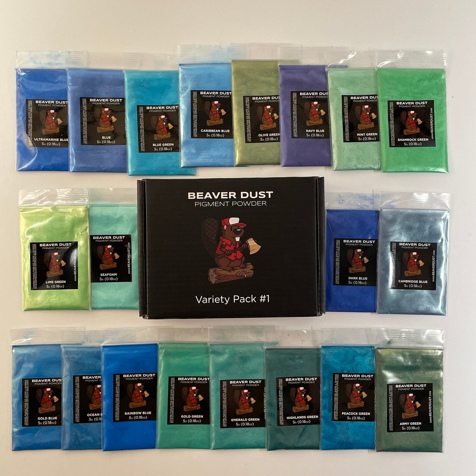 Mica Powder Variety Pack #1 (Cool Tones)