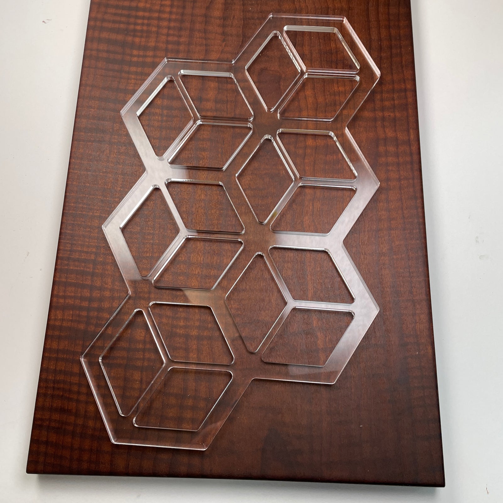 3D Squares Router Template